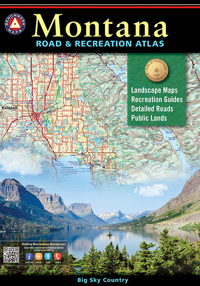 Montana Road and Recreation Atlas Benchmark Maps