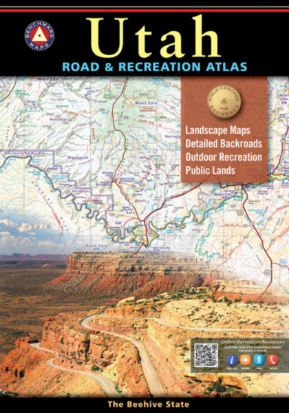 Utah Road and Recreation Atlas - 9th Edition, 2022 Benchmark Maps