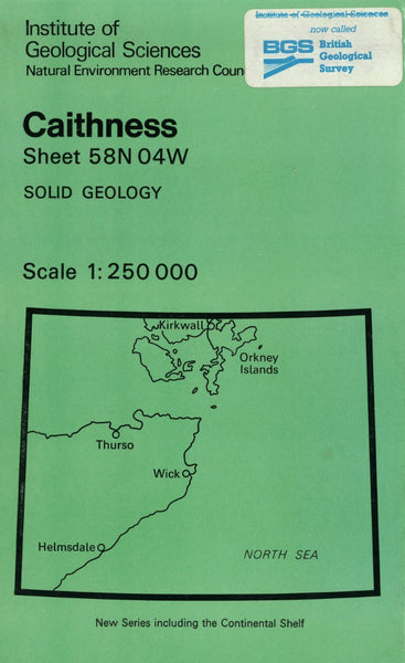 Caithness Sheet 58N 04W British Geological Survey