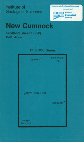 New Cumnock Scotland Sheet 15 W British Geological Survey