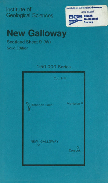 New Galloway Scotland Sheet 9 W British Geological Survey