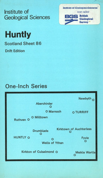 Huntly Scotland Sheet 86 British Geological Survey