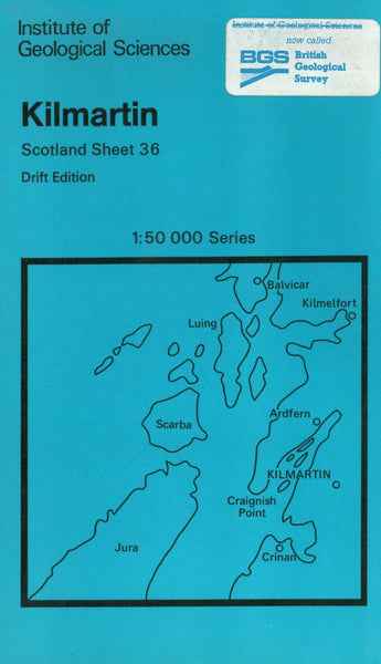 Kilmartin Scotland Sheet 36 British Geological Survey