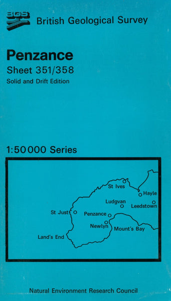 Penzance Sheet 351/358 British Geological Survey