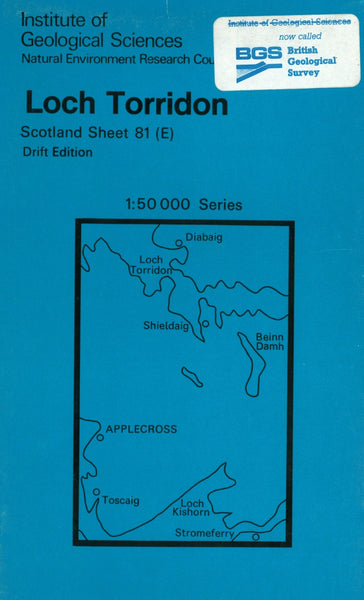 Loch Torridon Scotland Sheet 81 E British Geological Survey