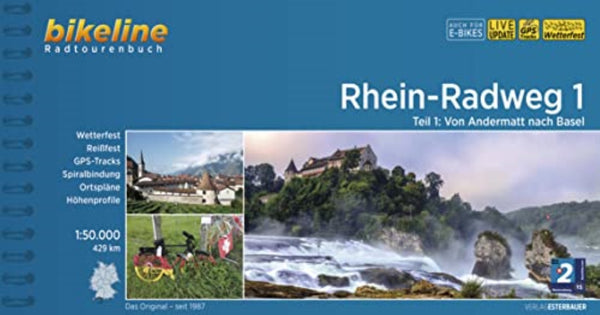 Rhein Radweg #1 - Andermatt to Lake Constance to Basel Bikeline
