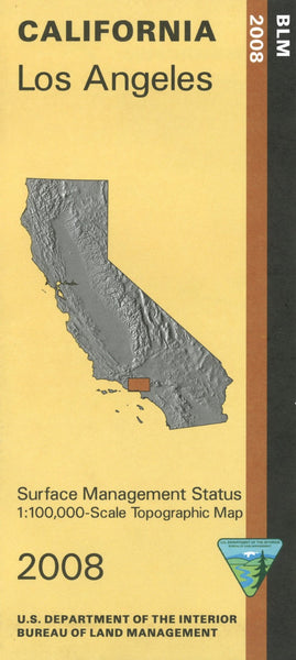Los Angeles, California Surface Management Map Bureau of Land Management