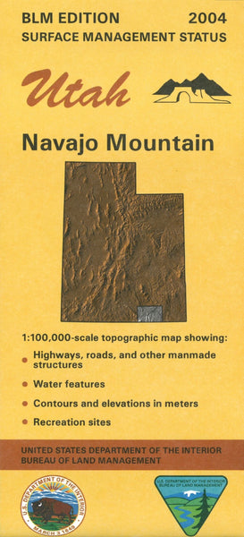 Navajo Mountain, Utah Surface Management Map Bureau of Land Management