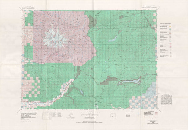 Mount Rainier Surface Management Map Bureau of Land Management