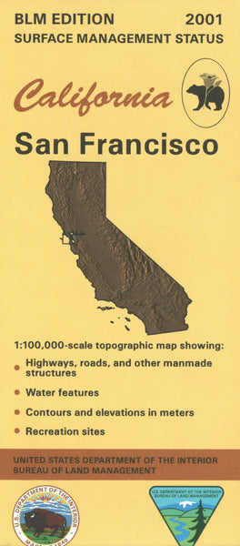 San Francisco, California Surface Management Map Bureau of Land Management