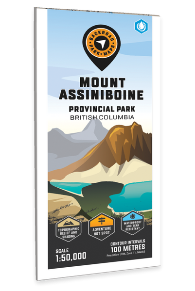 Mount Assiniboine Provincial Park Adventure Topographic Map Backroads Mapbooks