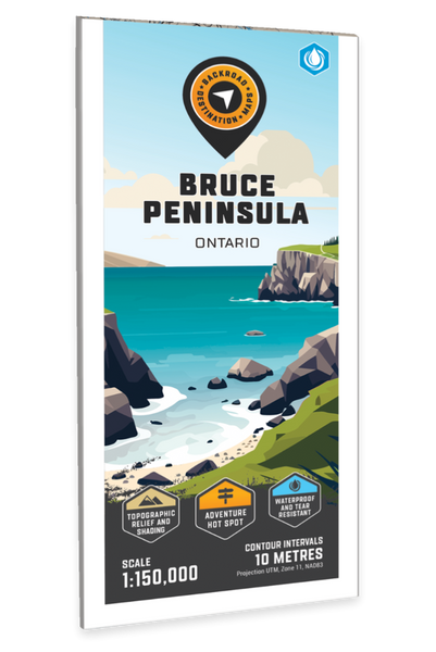Bruce Peninsula Adventure Topographic Map Backroads Mapbooks