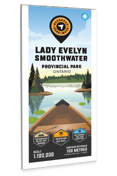 Lady Evelyn Smoothwater Provincial Park Adventure Topographic Map Backroads Mapbooks