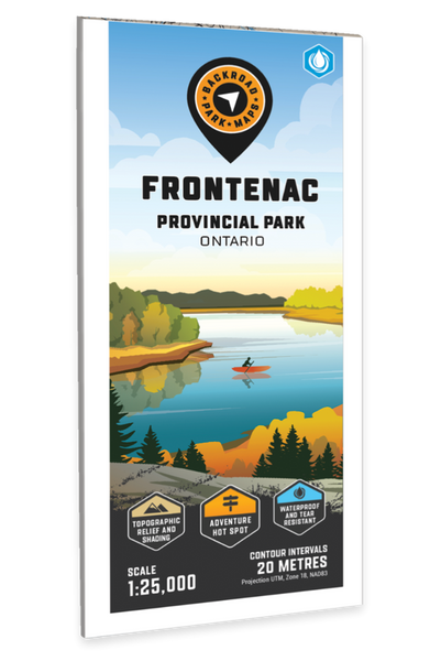 Frontenac Provincial Park Adventure Topographic Map Backroads Mapbooks