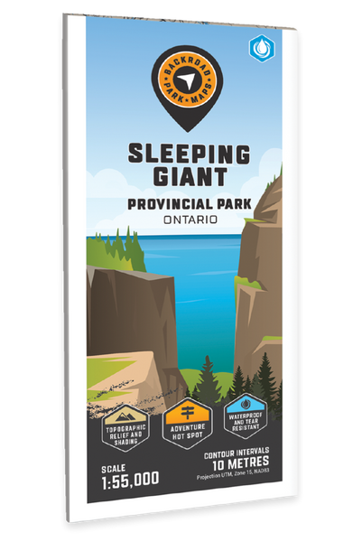 Sleeping Giant Provincial Park Adventure Topographic Map Backroads Mapbooks