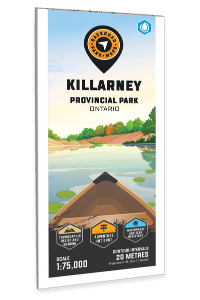 Killarney Provincial Park Adventure Topographic Map Backroads Mapbooks
