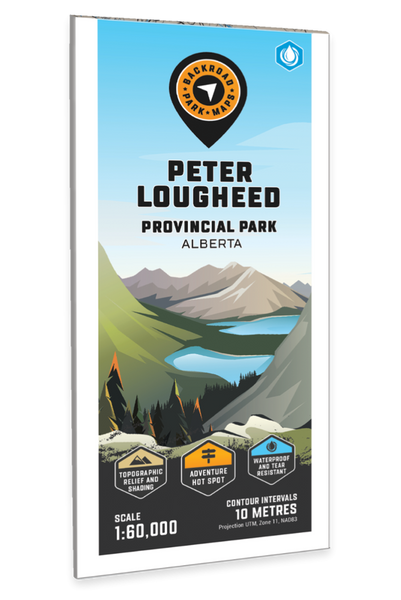 Peter Lougheed Provincial Park Adventure Topographic Map Backroads Mapbooks