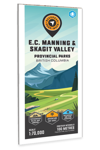 EC Manning & Skagit Valley Provincial Parks Adventure Topographic Map Backroads Mapbooks