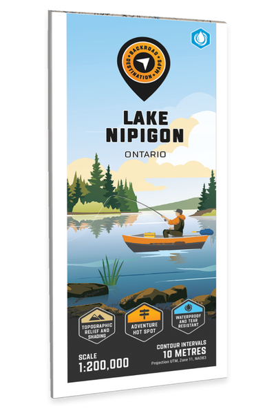 Lake Nipigon Adventure Topographic Map Backroads Mapbooks
