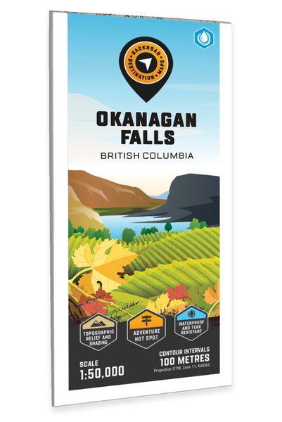 Okanagan Falls Adventure Topographic Map Backroads Mapbooks