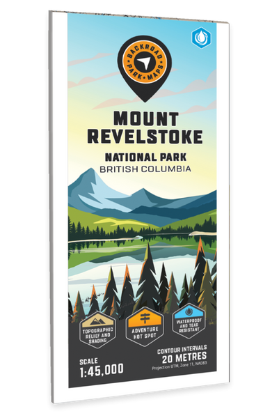 Mount Revelstoke National Park Adventure Topographic Map Backroads Mapbooks