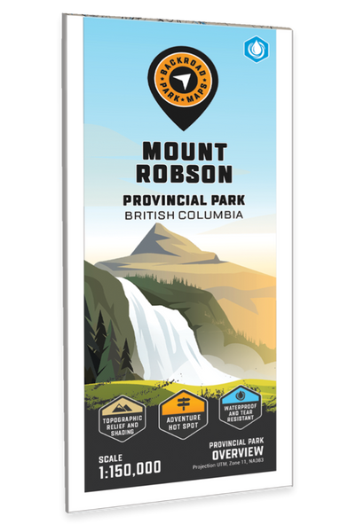 Mount Robson Provincial Park Adventure Topographic Map Backroads Mapbooks