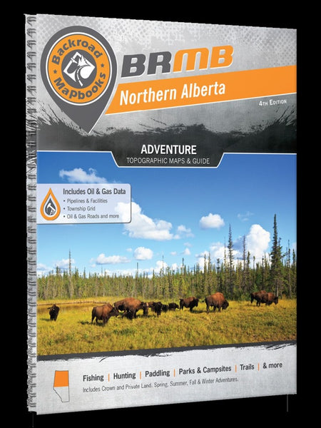 Northern Alberta AB MapBook Backroads Mapbooks