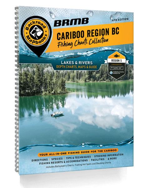 Cariboo Region BC Fishing Mapbook Backroads Mapbooks