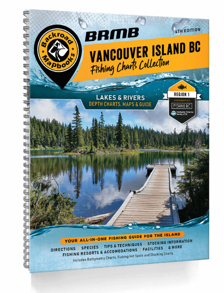 Vancouver Island BC Fishing Mapbook Backroads Mapbooks
