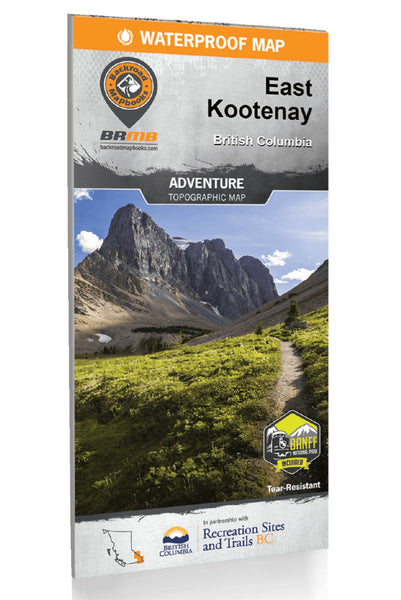 East Kootenay BC Recreation Map Backroads Mapbooks