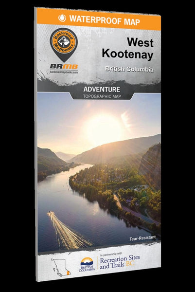 West Kootenay BC Recreation Map Backroads Mapbooks