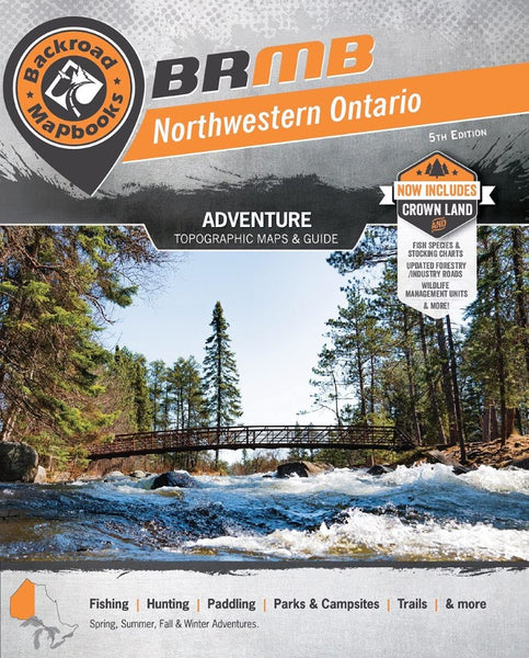 Northwestern Ontario ON MapBook Backroads Mapbooks