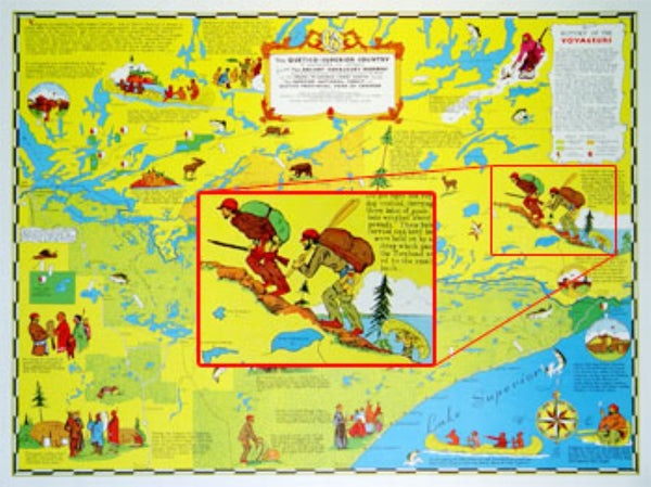C-1: OLD VOYAGEURS HIGHWAY MAP Fisher Maps