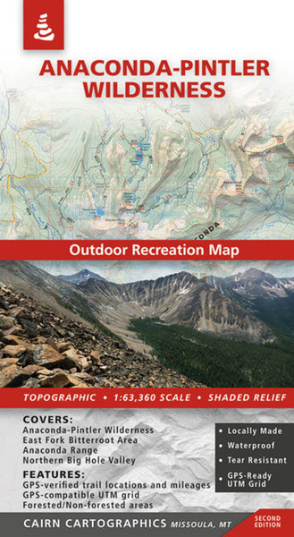 Anaconda Pintler Wilderness Cairn Cartographics