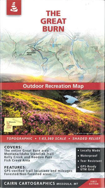 The Great Burn Outdoor Recreationa Map Cairn Cartographics