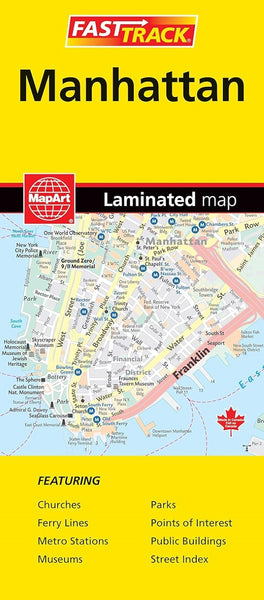 Manhattan Borough Map MapArt Publishing Corporation