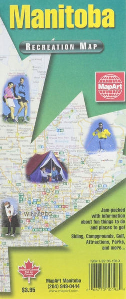Manitoba : recreation map MapArt Publishing Corporation