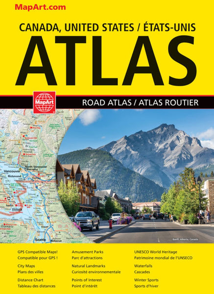 Canada, United States : road atlas = Etats-Unis : atlas routier MapArt Publishing Corporation