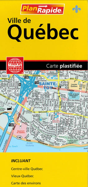 Quebec City/Street Map Fast Track | Map Geek.com