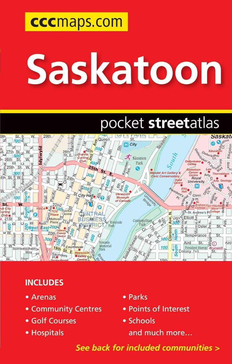 Saskatoon : pocket street atlas | Map Geek.com