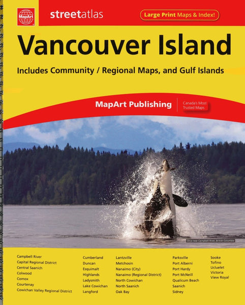 Vancouver Island Area Road Atlas MapArt Publishing Corporation