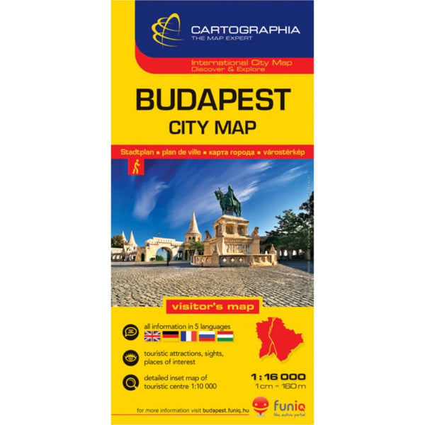 BUDAPEST City map Cartographia