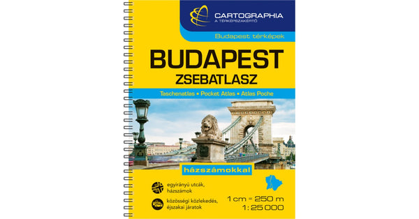 Budapest : zsebatlasz : Budapest terkepek Cartographia