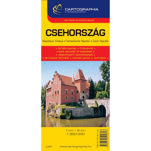 CZECH REPUBLIC road map Cartographia