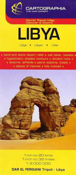 Libya Road Map Cartographia