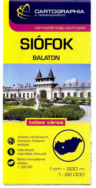 Siófok : Balatan Regional Map Cartographia