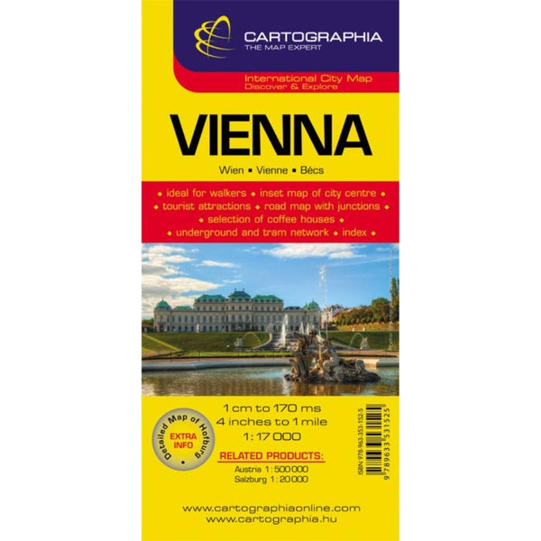 VIENNA city map Cartographia