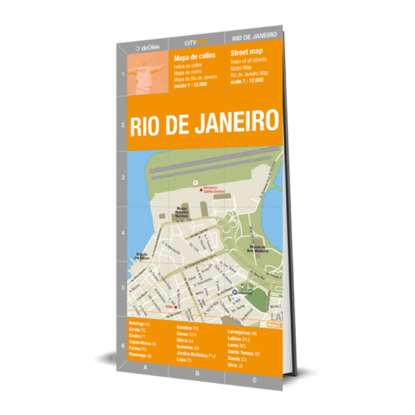 Rio de Janeiro City Map deDios Editores