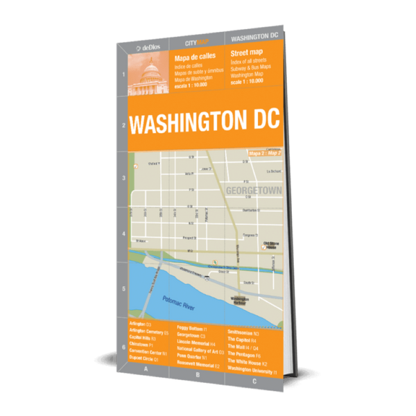 Washington City Map deDios Editores