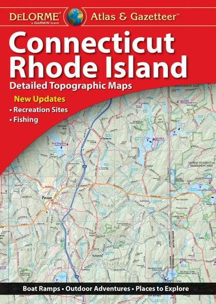 Connecticut and Rhode Island Atlas and Gazetteer DeLorme